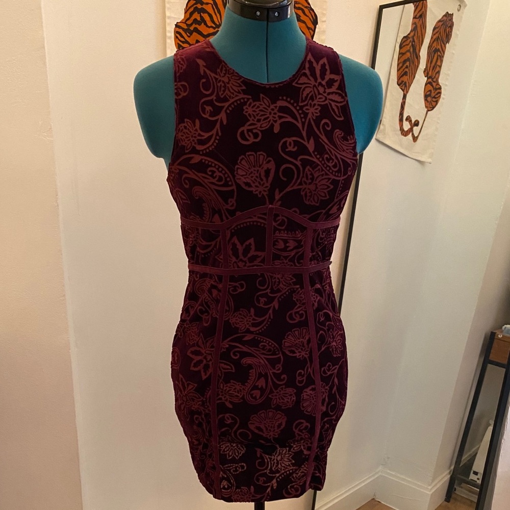for love and lemons beautiful burgundy dress